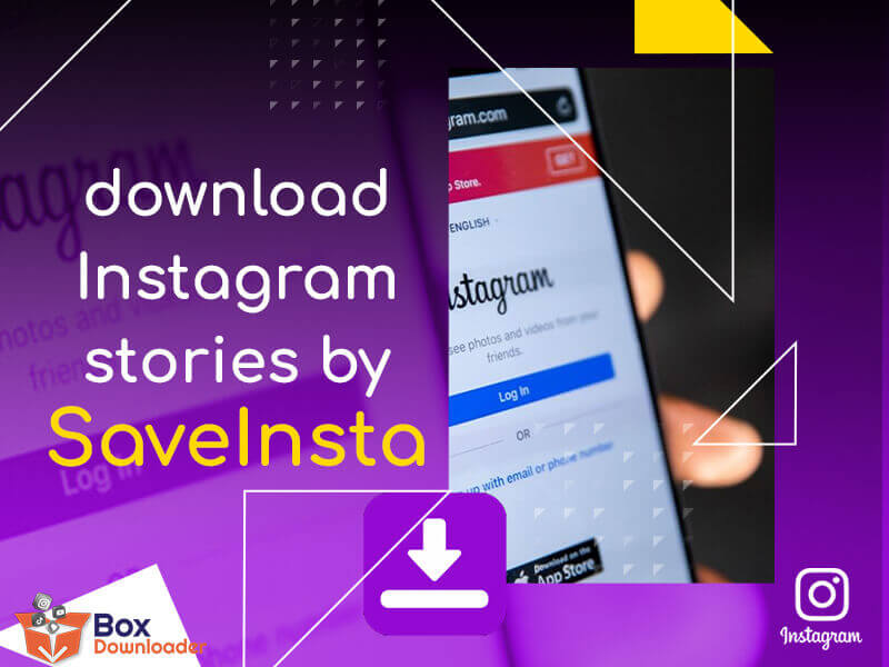 download Instagram stories by SaveInsta